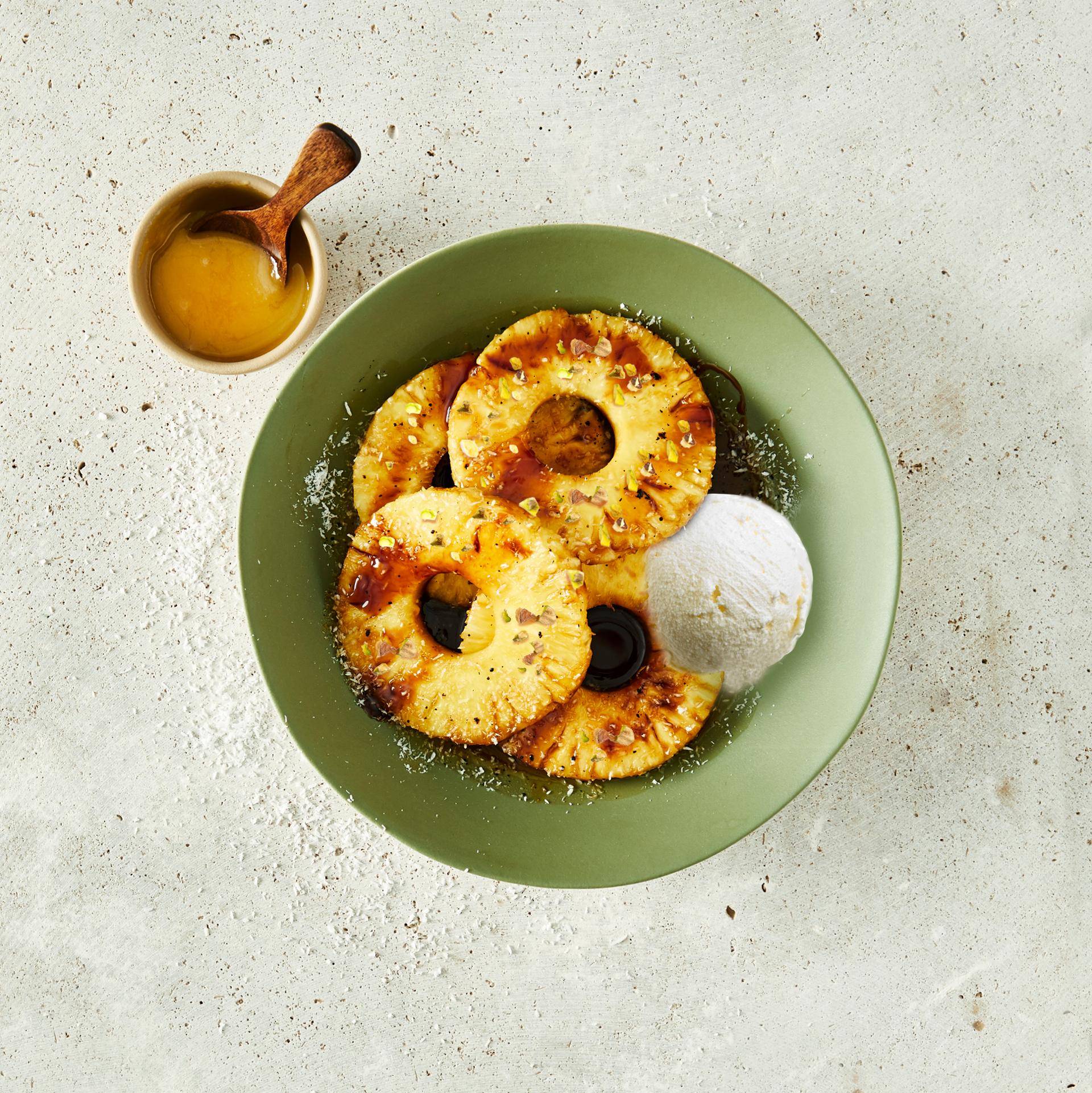 Karmelizowany ananas - przepisy Easy Fry Max | Tefal