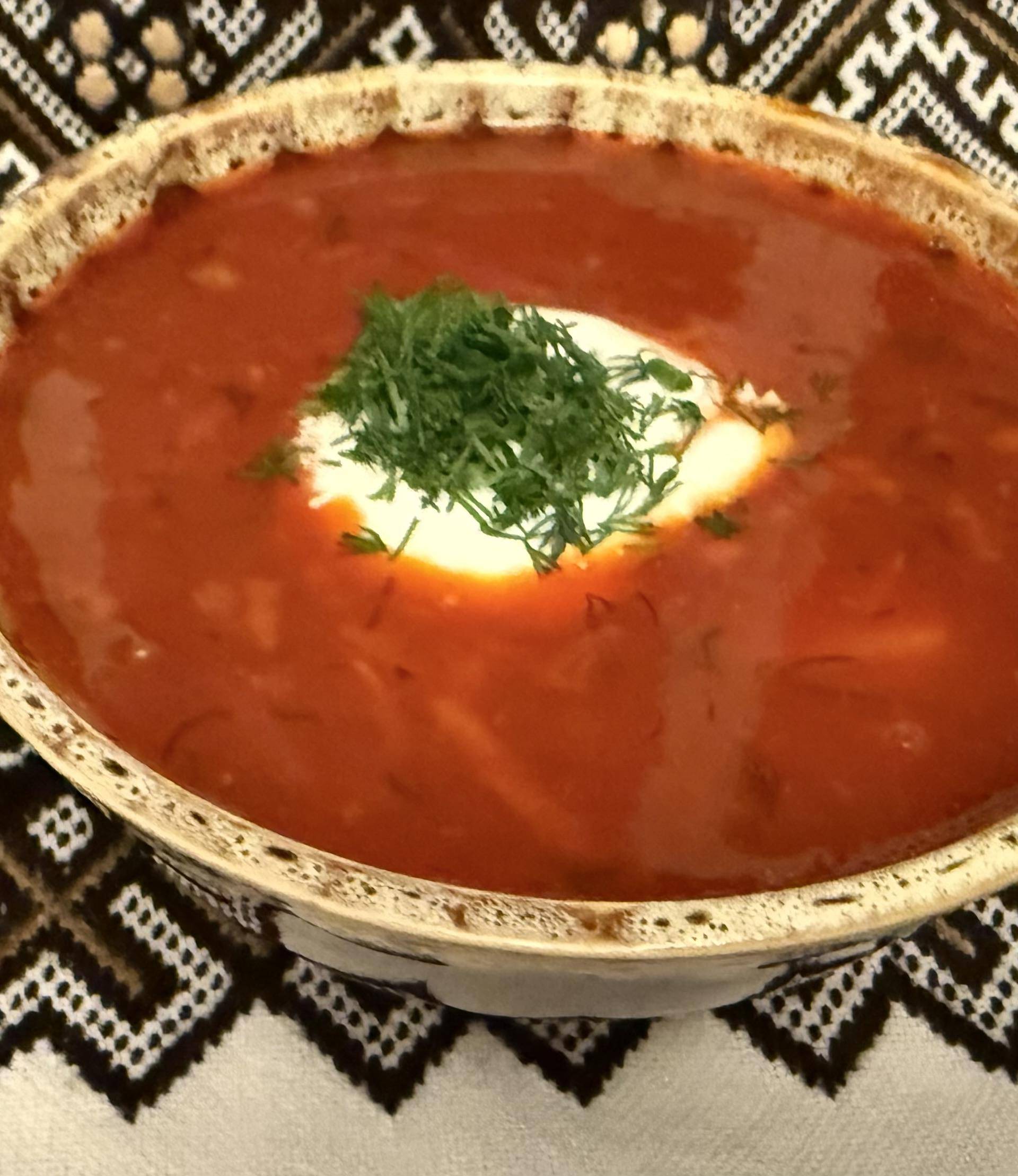 Barszcz ukraiński - przepisy Cookeo V3 | Tefal