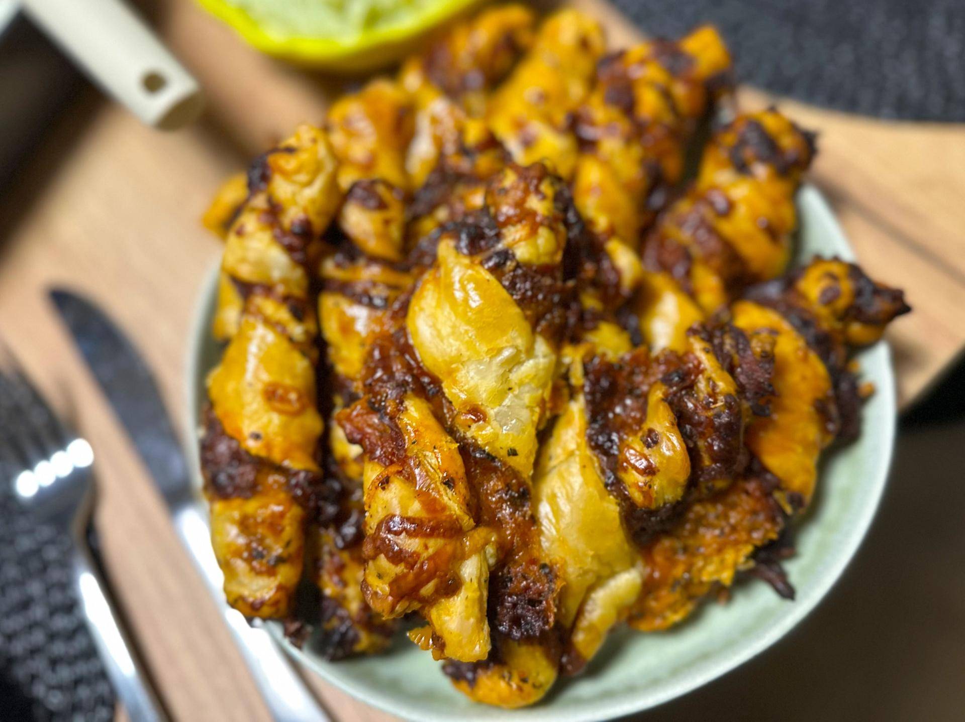 Paluchy serowe z salami - przepisy EASY FRY & GRILL 2 in 1 MECHANICAL | Tefal