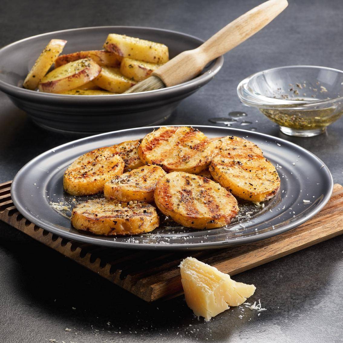 Ziołowe ziemniaki z parmezanem - przepisy OptiGrill + | Tefal