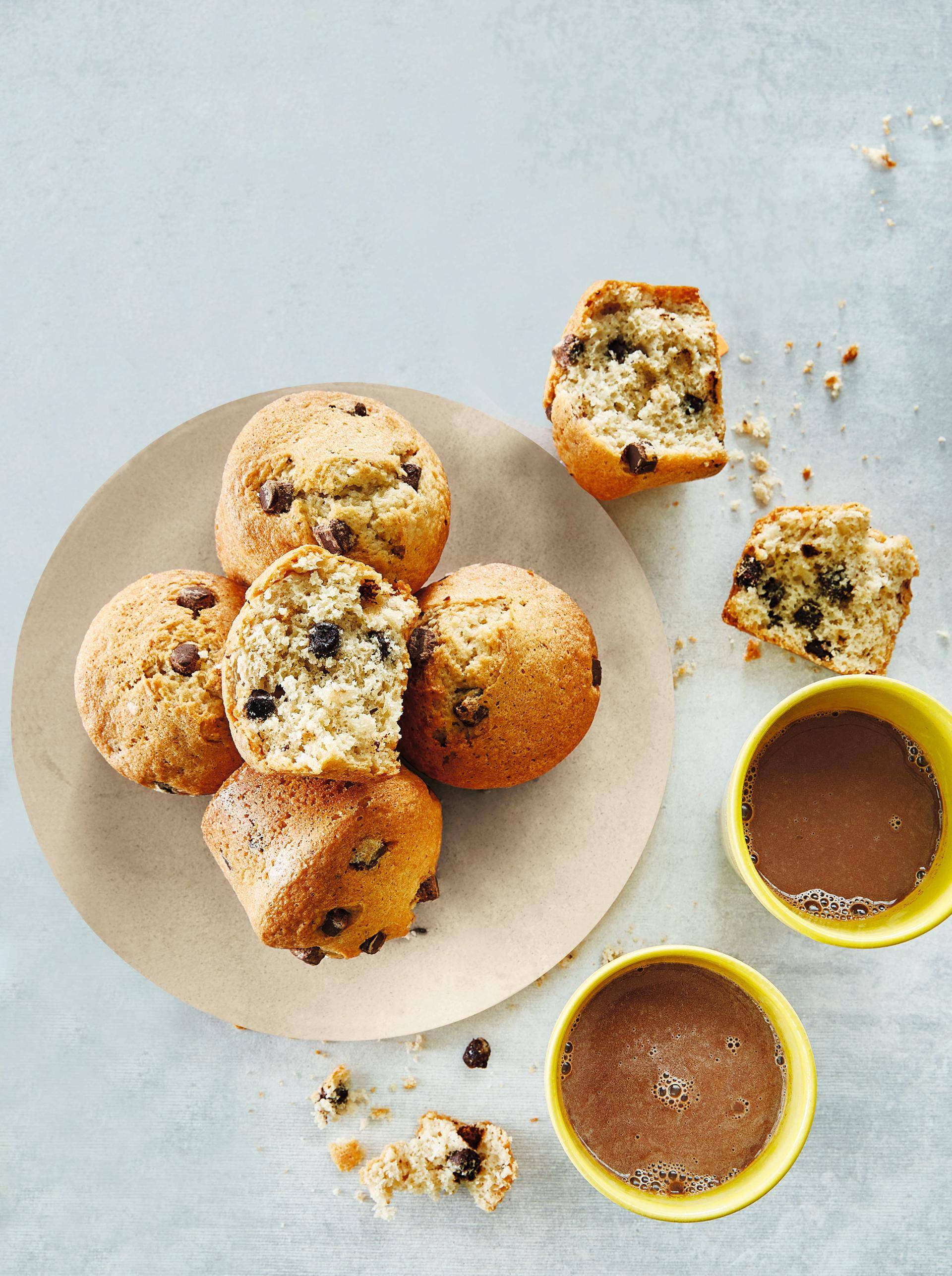 Muffinki z czekoladowymi kropelkami - przepisy Easy Fry Max | Tefal