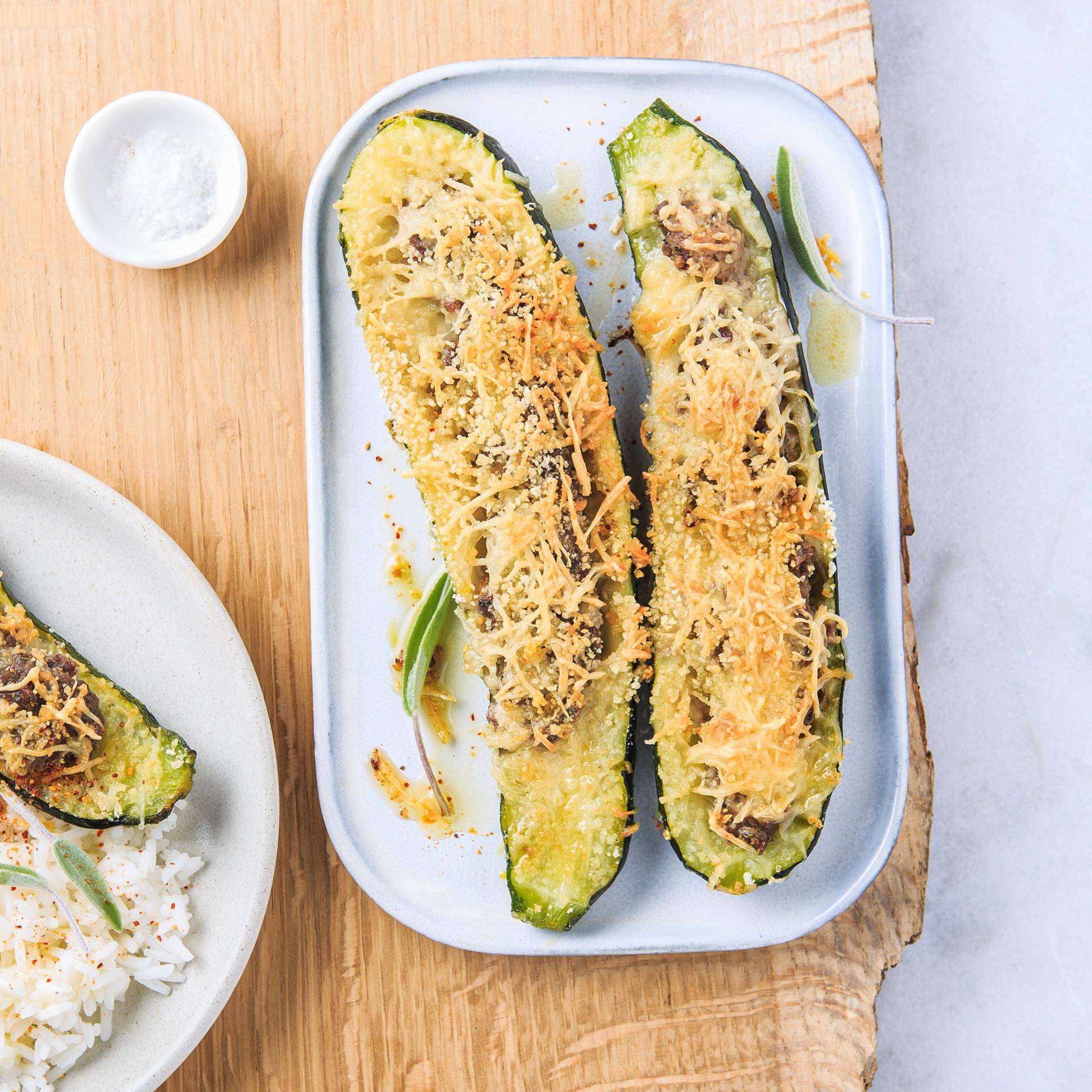 Cukinie nadziewane - przepisy Cook4Me | Tefal