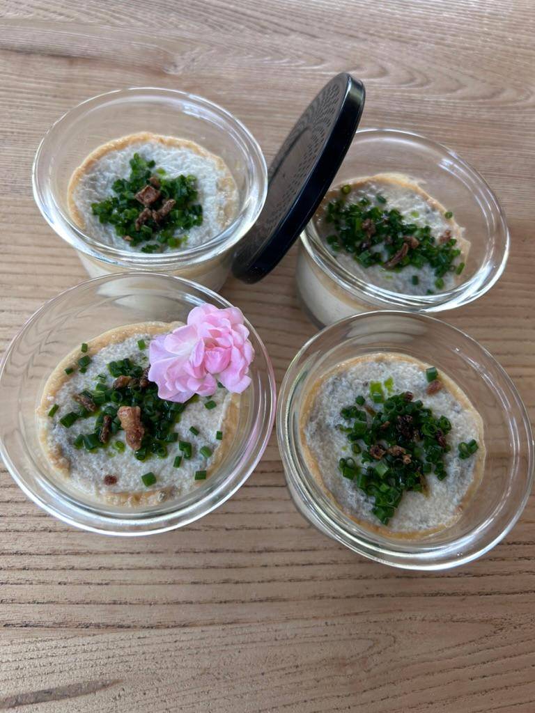 Flan z wędzonym halibutem w werynkach - przepisy Cook4Me | Tefal