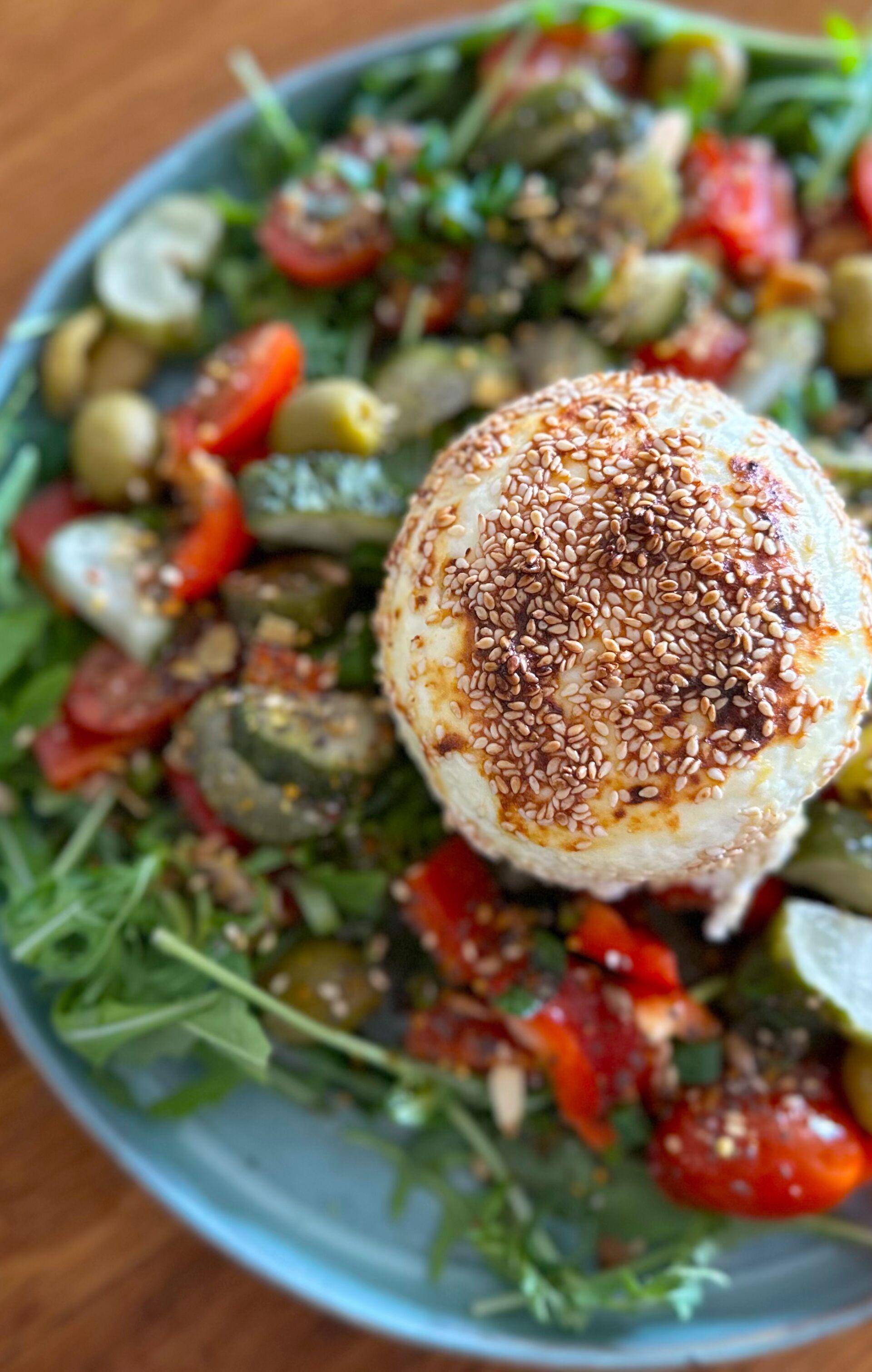 Pieczony ser halloumi z miodem - przepisy Easy Fry Max | Tefal