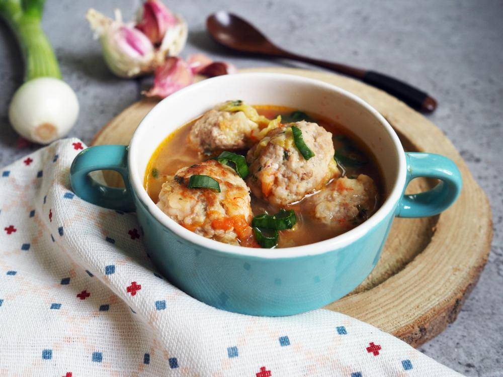 Pulpeciki wieprzowo-krewetkowe Kiszki - przepisy Cook4Me | Tefal