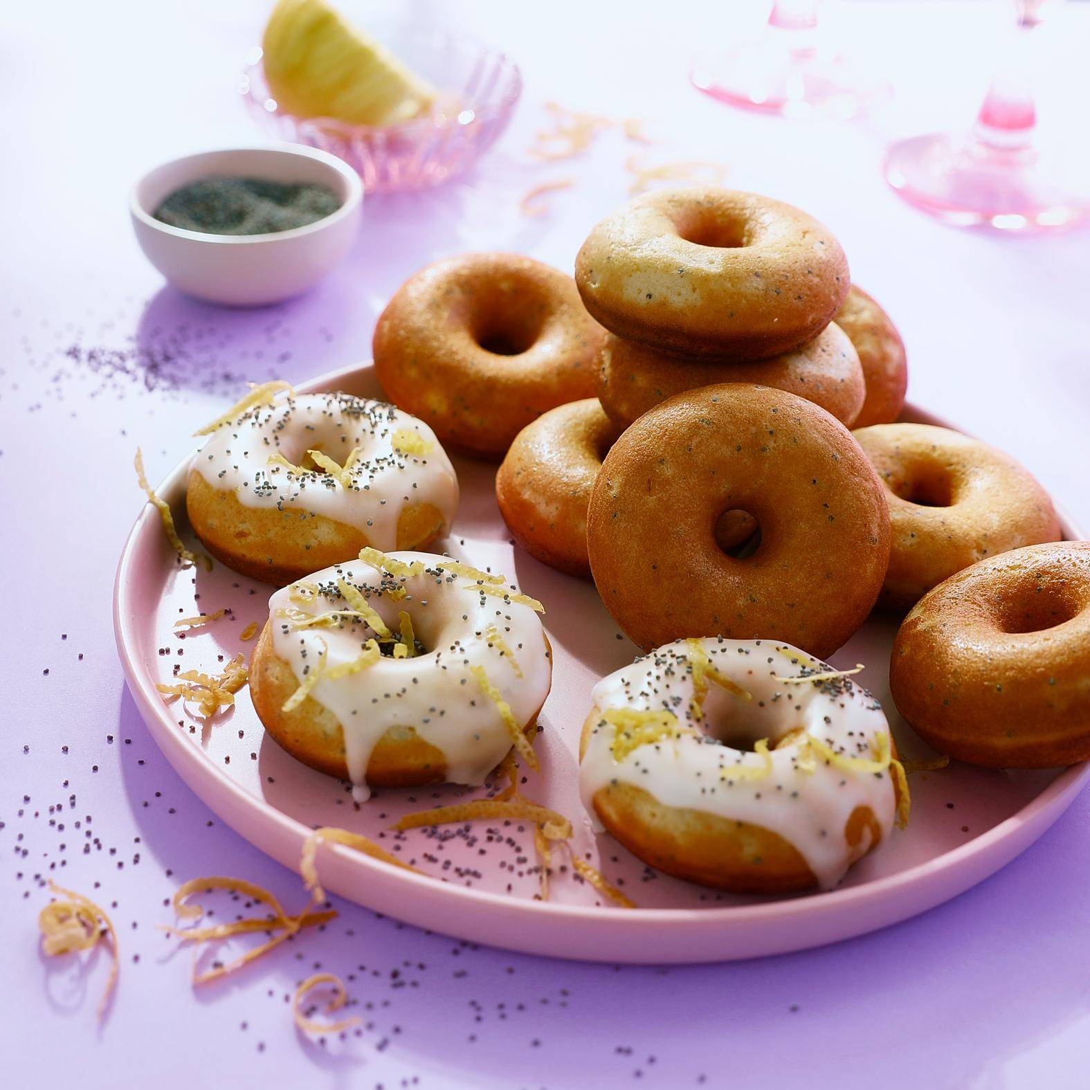 Pączki z cytryną i makiem - przepisy Snack Collection MECHANICAL | Tefal