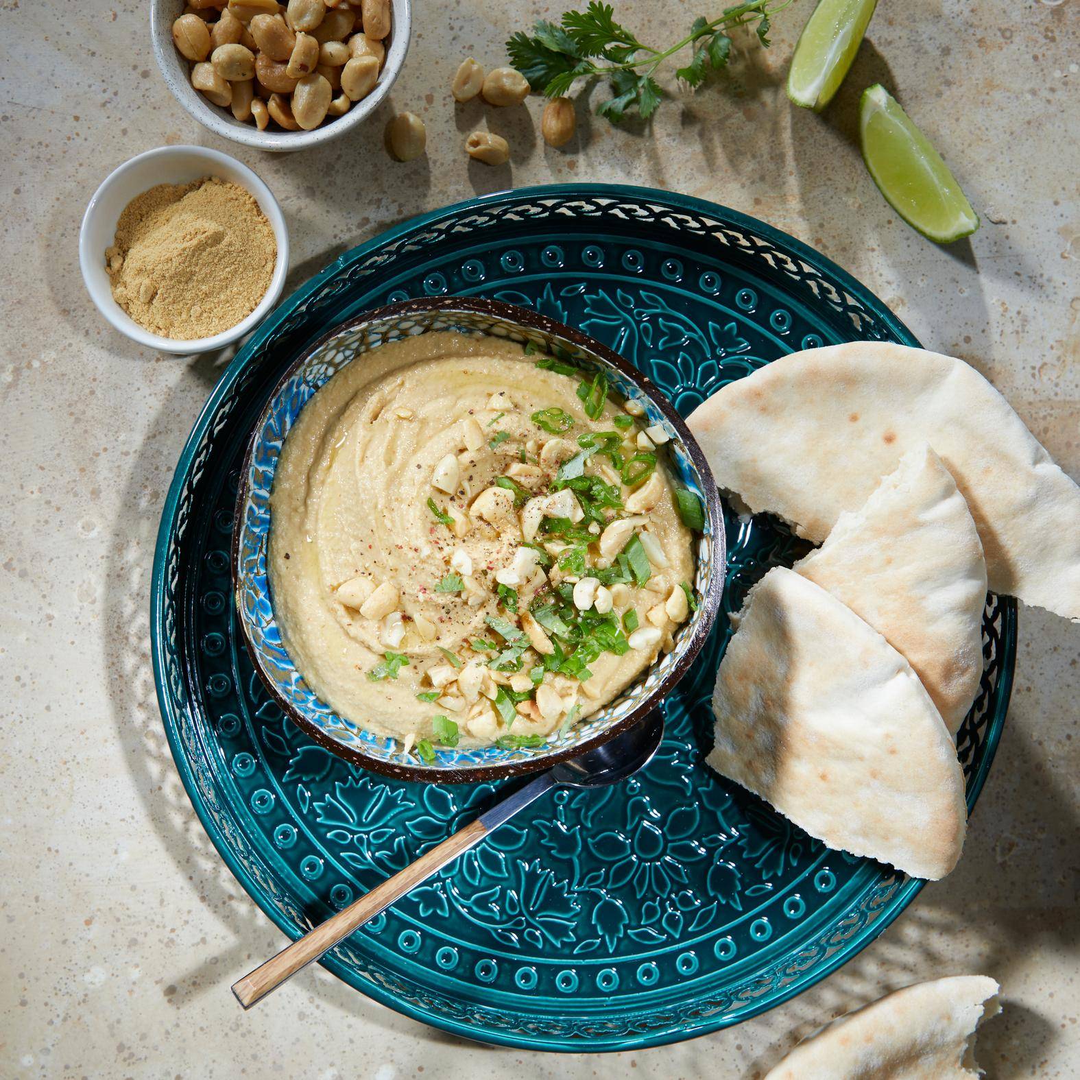 *Thai hummus with peanut butter - przepisy Blend up | Tefal