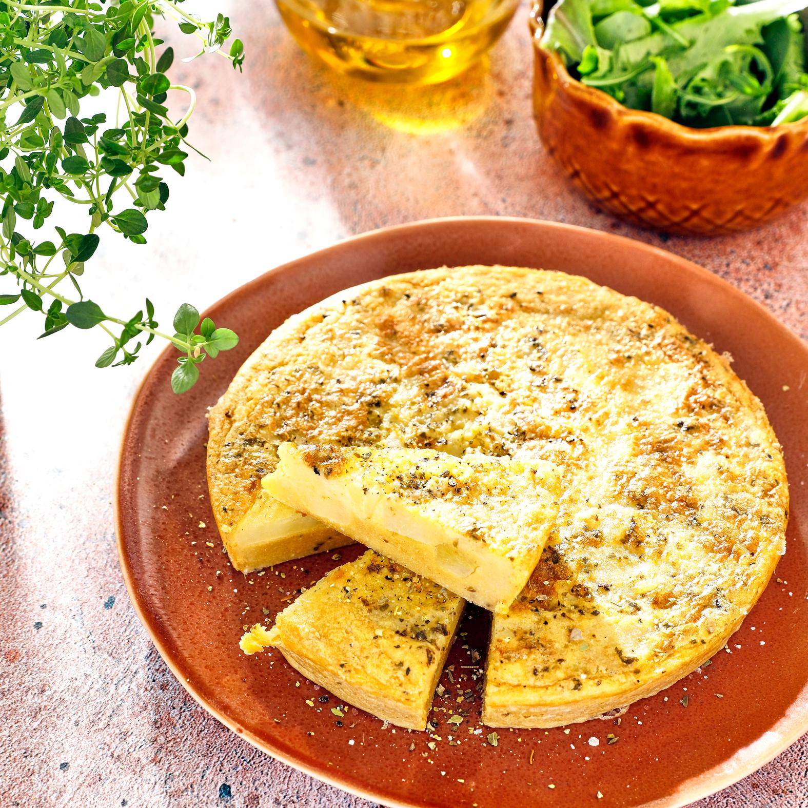 Wegańska tortilla ziemniaczana po hiszpańsku (Tortilla de patatas) - przepisy EASY FRY & GRILL 2 in 1 MECHANICAL | Tefal