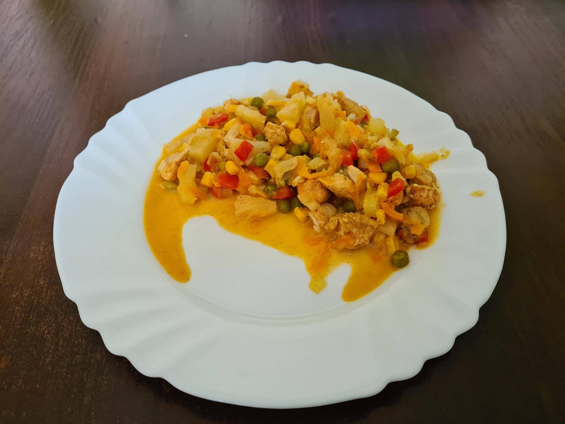 OBIAD U DZIADA - Potrawka z kurczaka po hawajsku - przepisy Cookeo V3 | Tefal