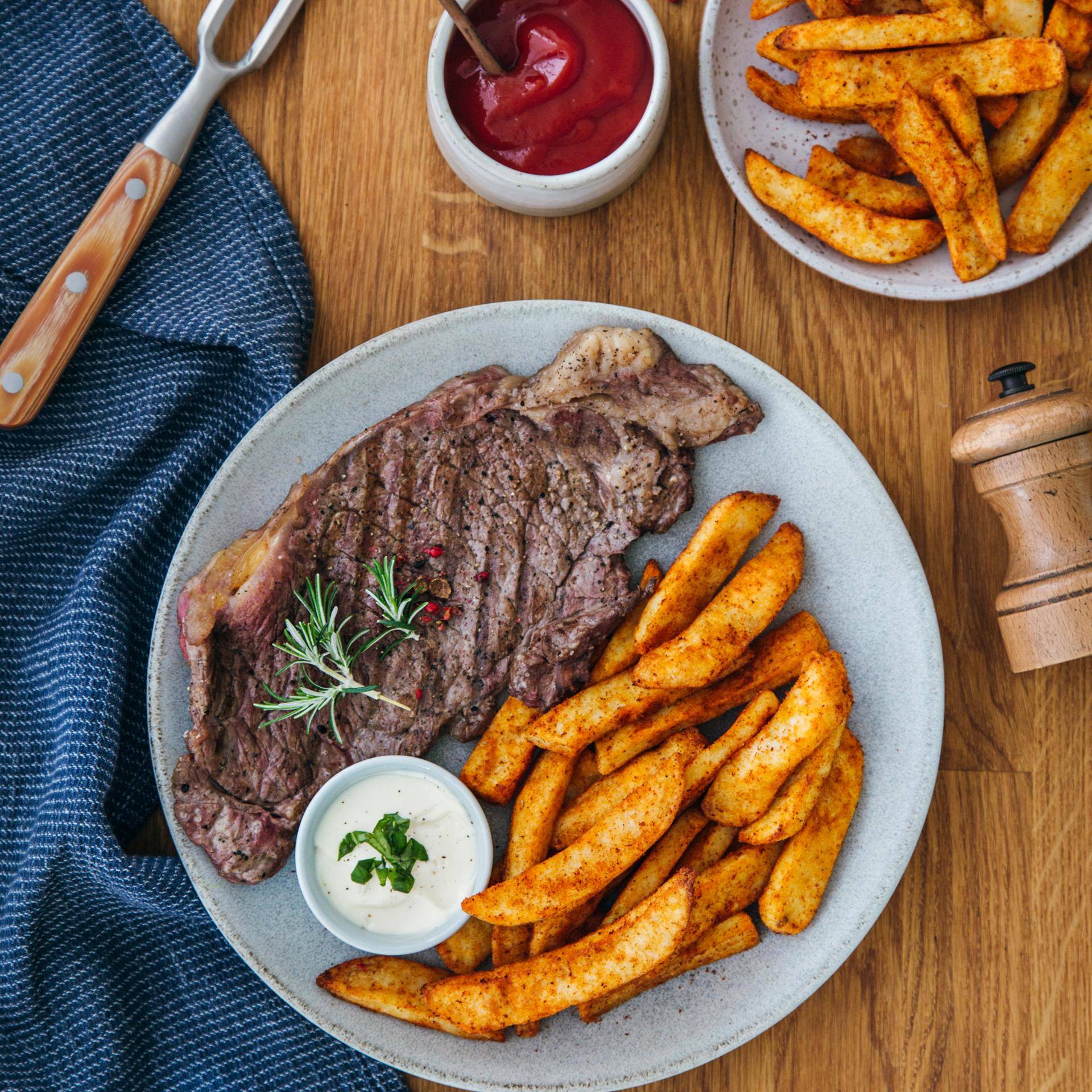 Stek z frytkami - przepisy EASY FRY & GRILL 2 in 1 XXL | Tefal