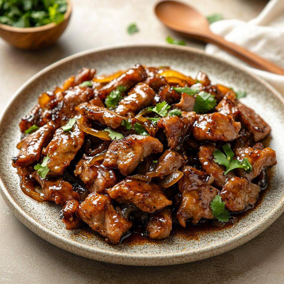 Karmelizowana wieprzowina - przepisy Cookeo Infinity Autostir | Tefal