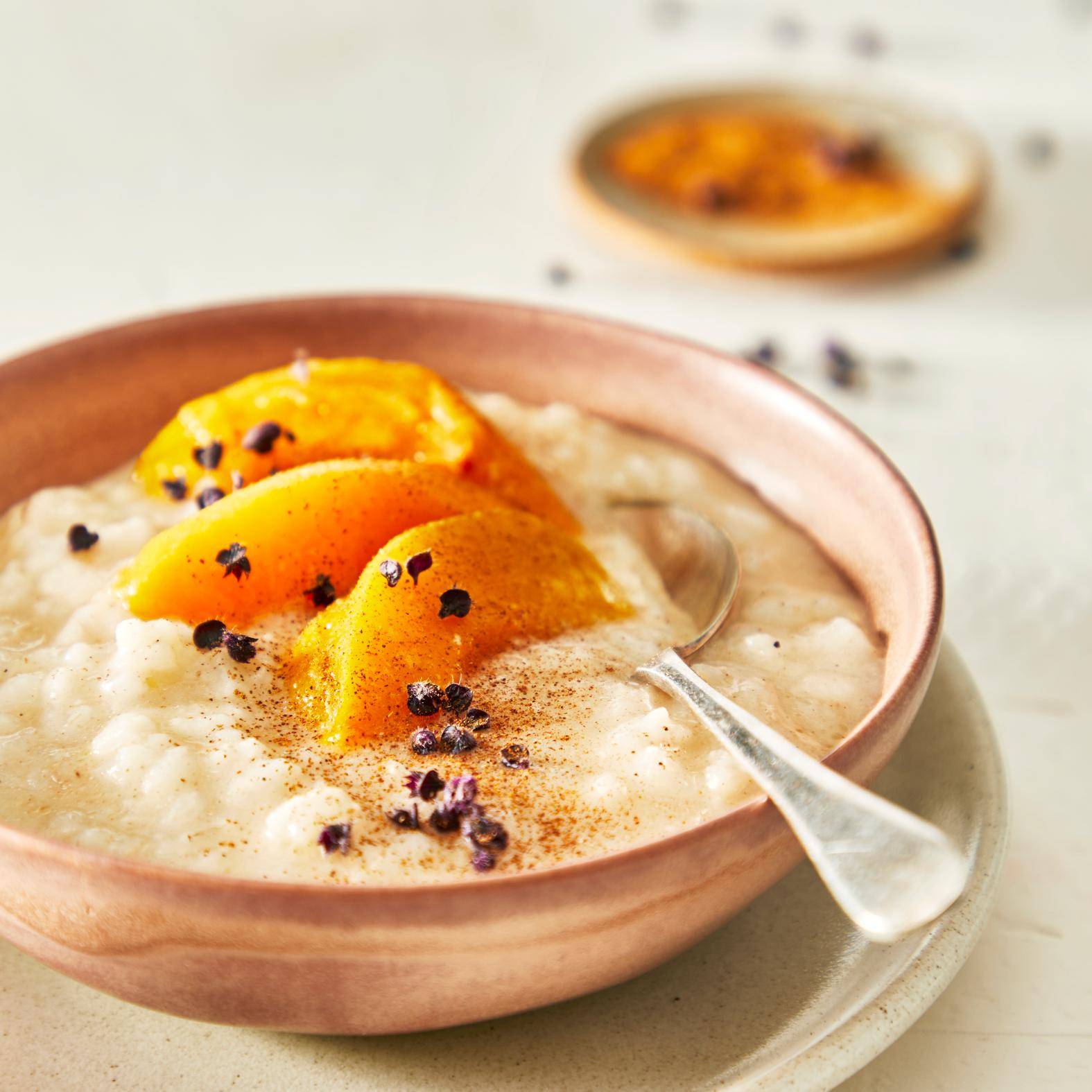 Pudding ryżowy z nektarynkami - przepisy Cook4Me | Tefal
