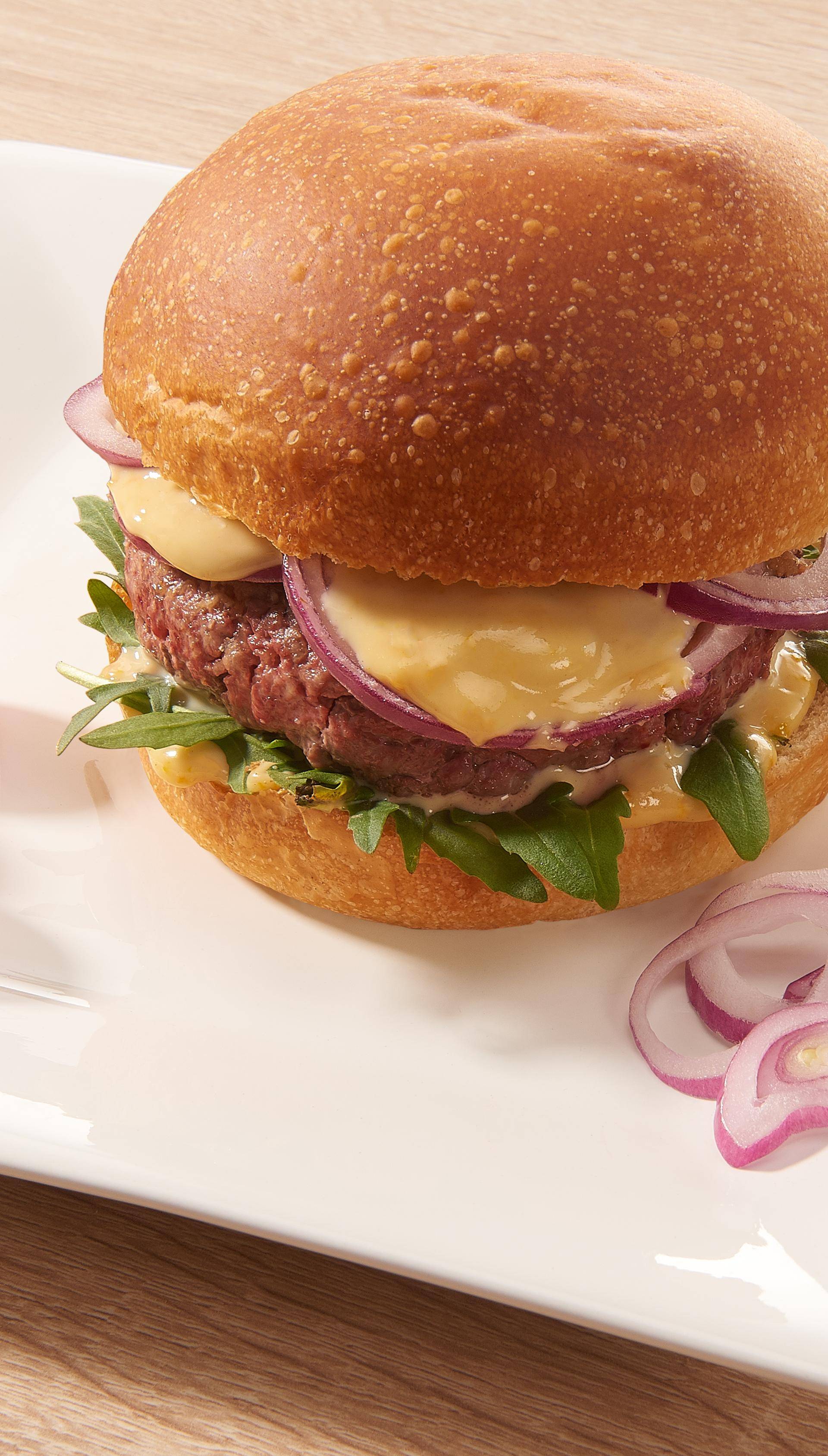 Burgery z wołowiną i warzywami - przepisy EASY FRY GRILL & STEAM 3 in 1 | Tefal