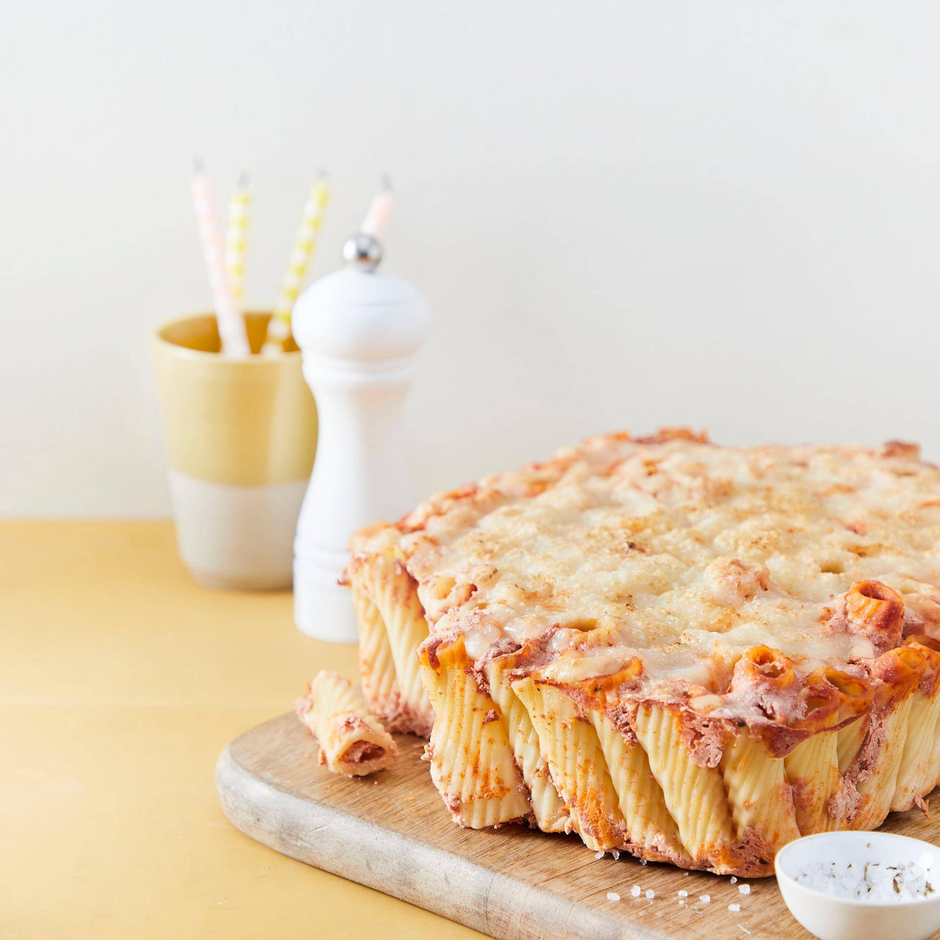 Ciasto Rigatoni - przepisy Cake Factory | Tefal