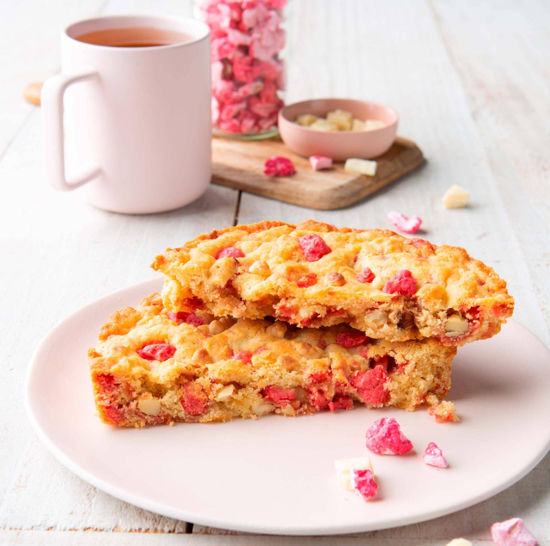 Maxi ciasteczko z pralinami i białą czekoladą - przepisy Cake Factory | Tefal