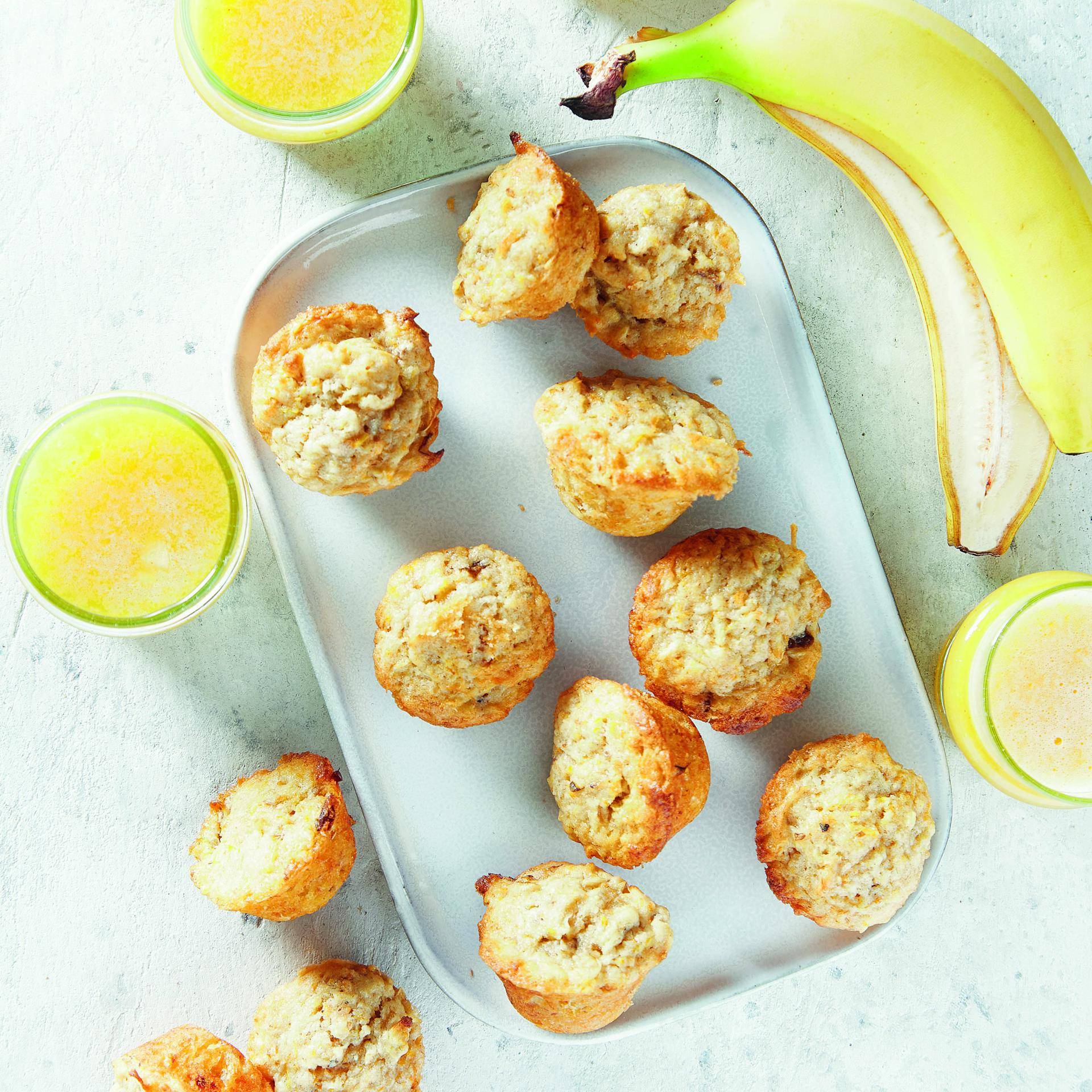 Bananowe muffinki - przepisy Easy Fry Mega | Tefal