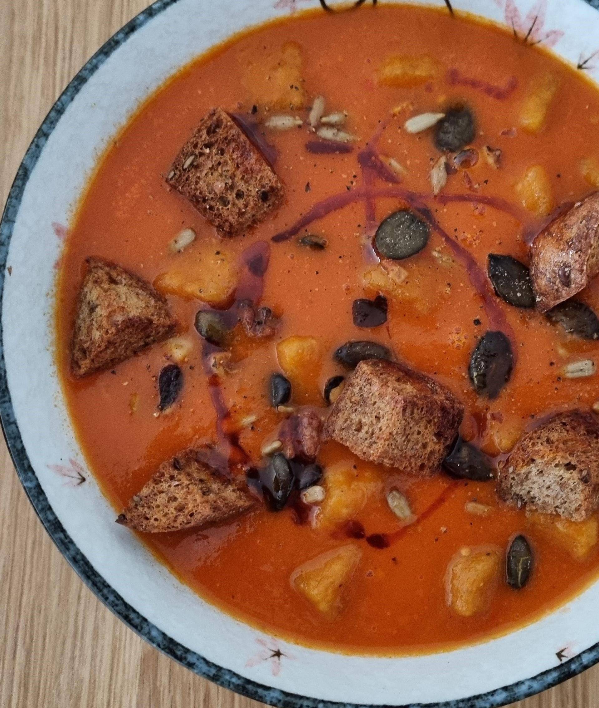 Krem z pieczonych pomidorów - przepisy Cookeo V3 | Tefal