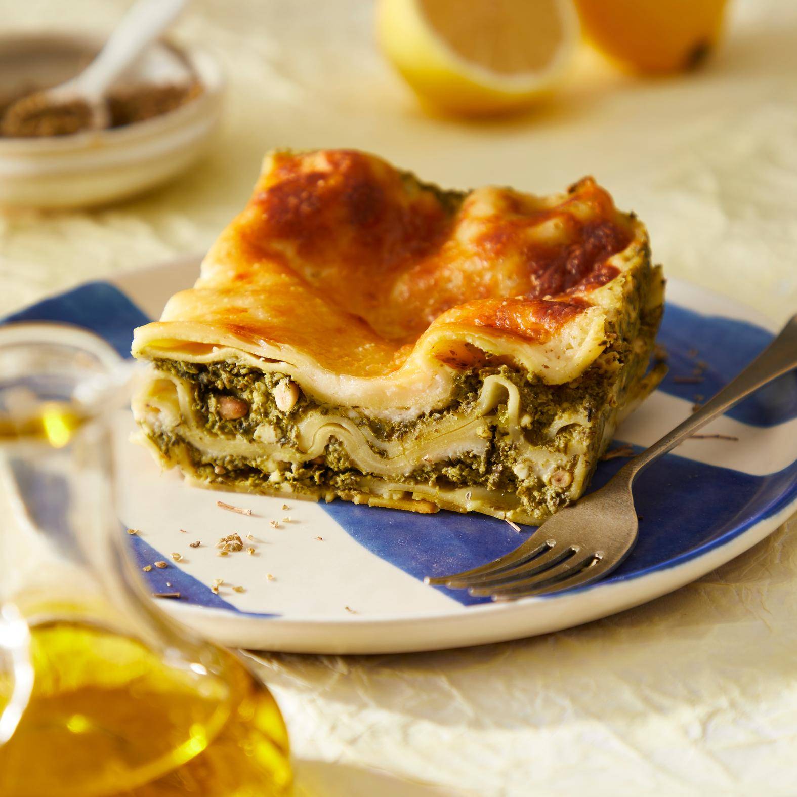 Lasagne Spanakopita - przepisy Cake Factory | Tefal