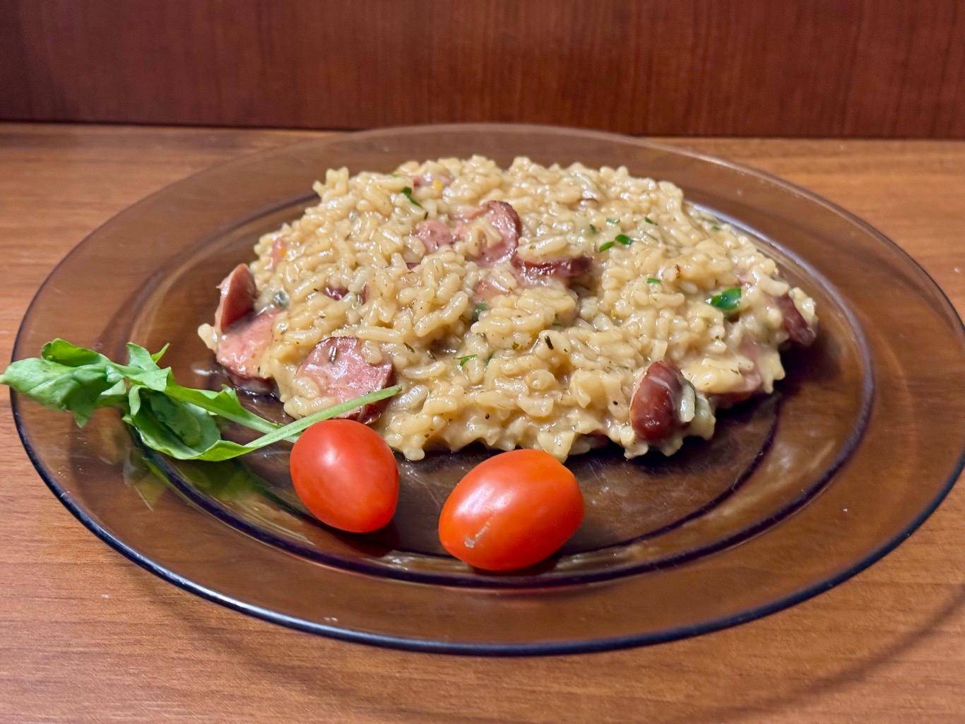 Kiełbasiane risotto z prowansalską nutą - przepisy Cookeo V3 | Tefal