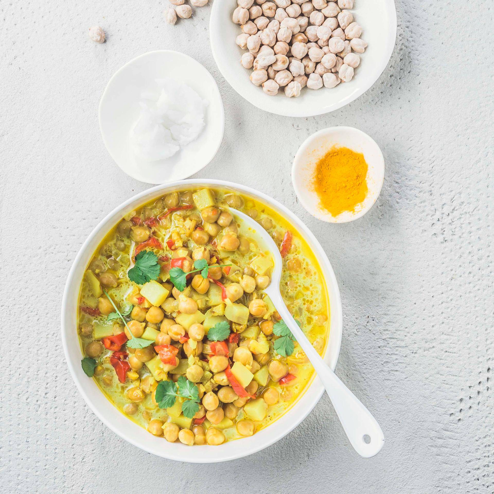 Gulasz z ciecierzycy z kurkumą - przepisy Cook4Me | Tefal