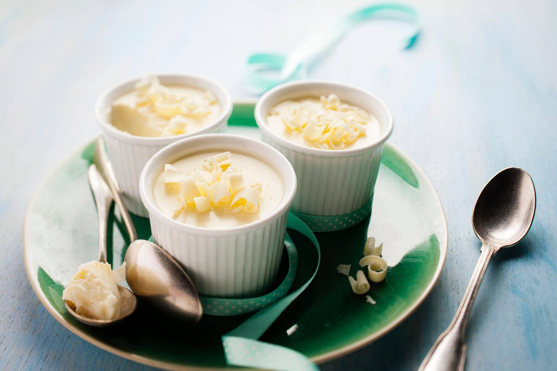 Flan z białą czekoladą - przepisy Cook4Me | Tefal