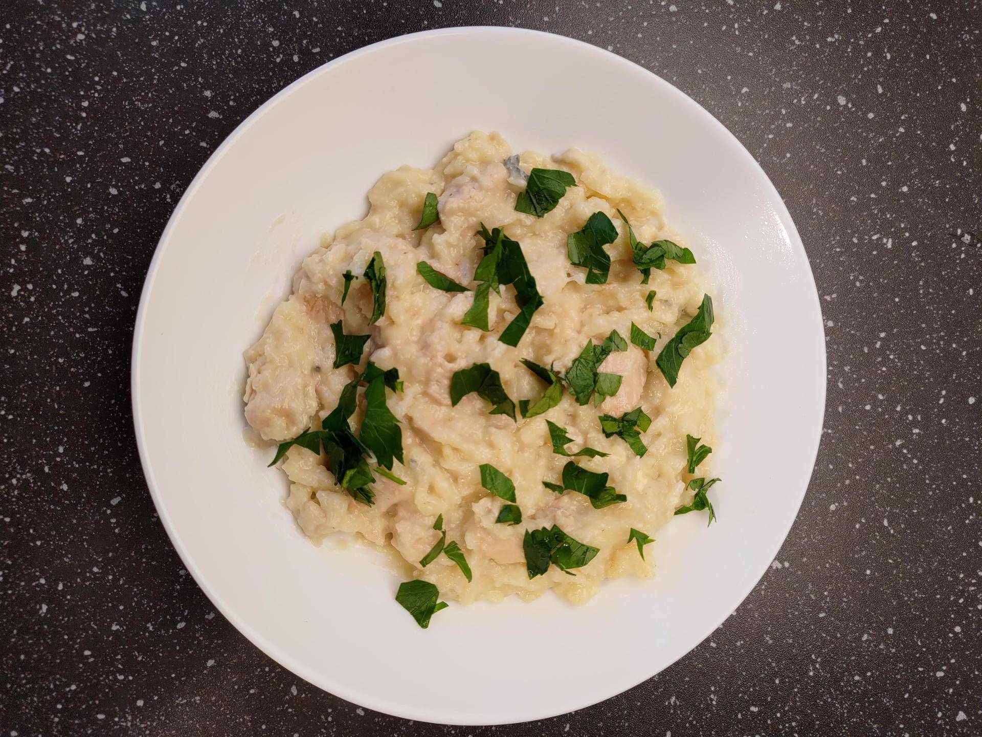 Risotto z indykiem, kalafiorem i serem pleśniowym - przepisy Cookeo V3 | Tefal