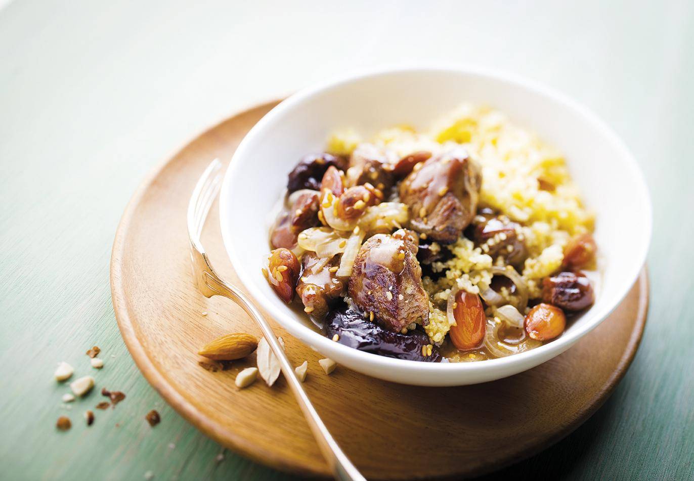 Tażin z jagnięciną i suszonymi śliwkami - przepisy Cook4Me | Tefal