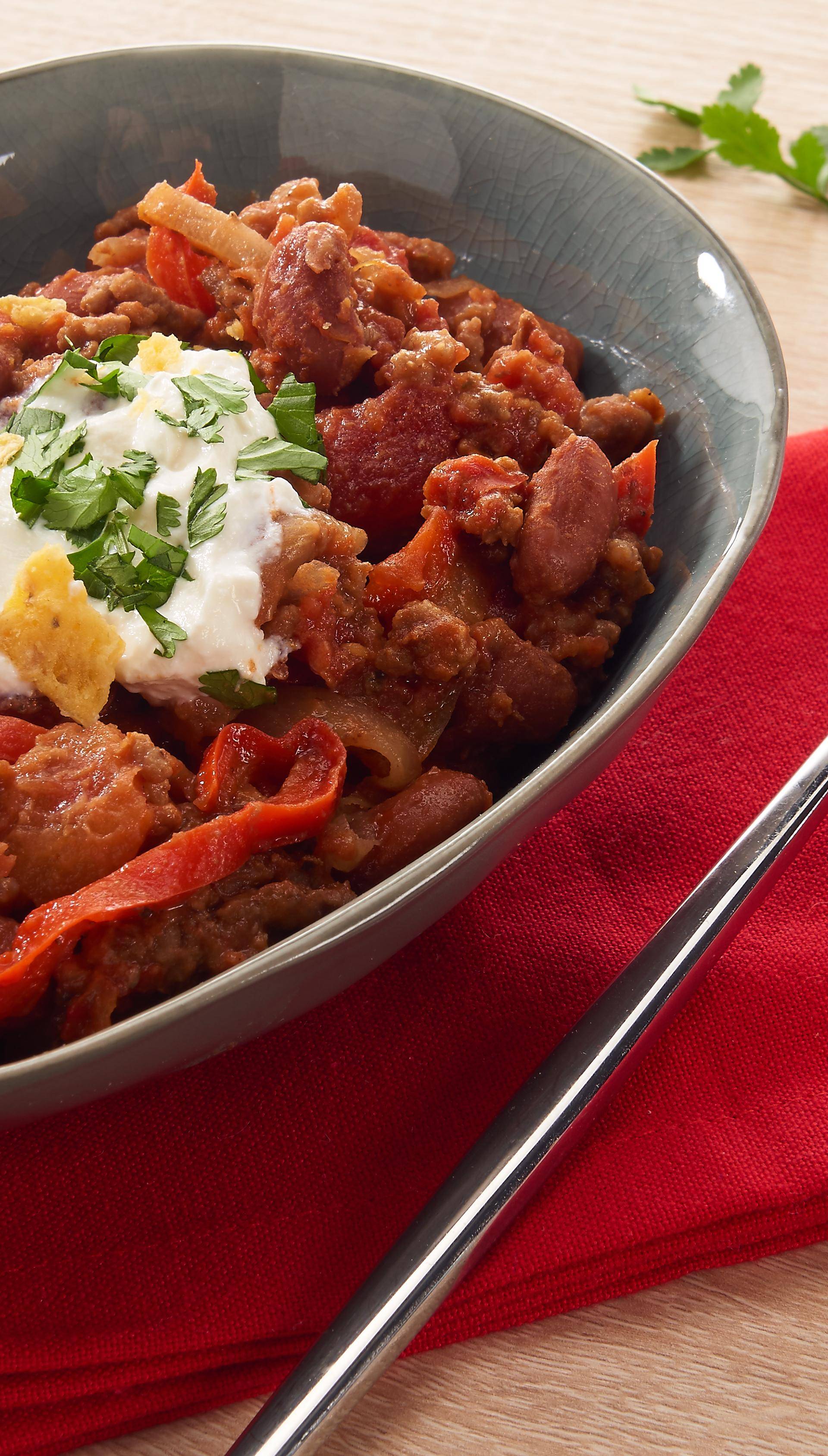Chilli con carne - przepisy Patelnie i Garnki | Tefal