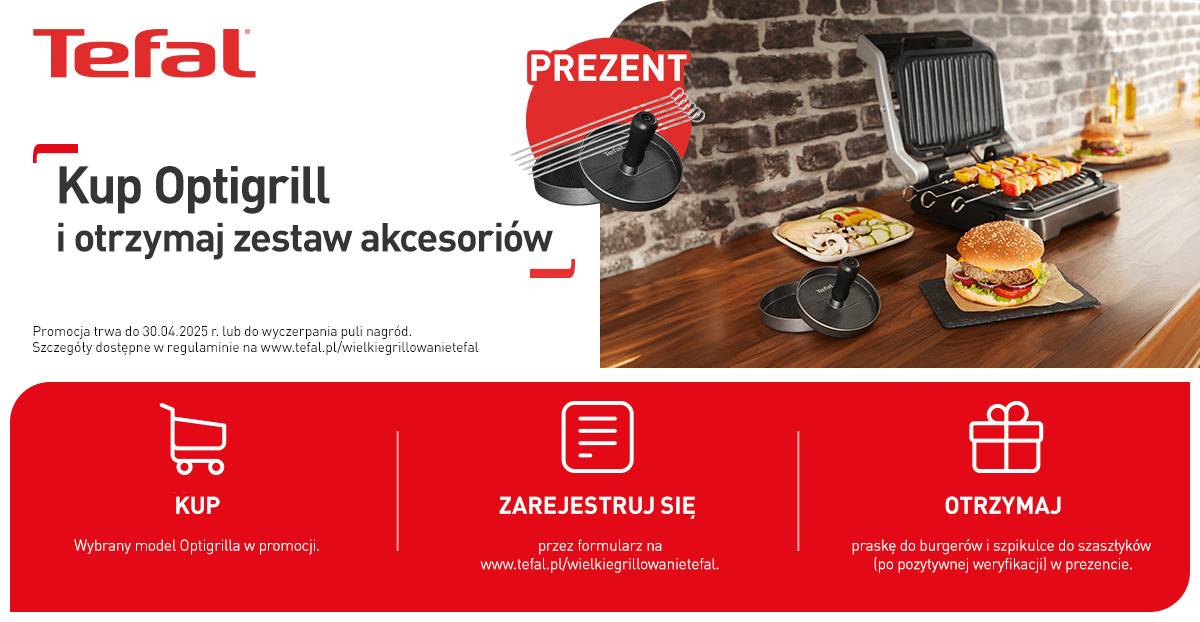 Promocja Tefal Optigrill