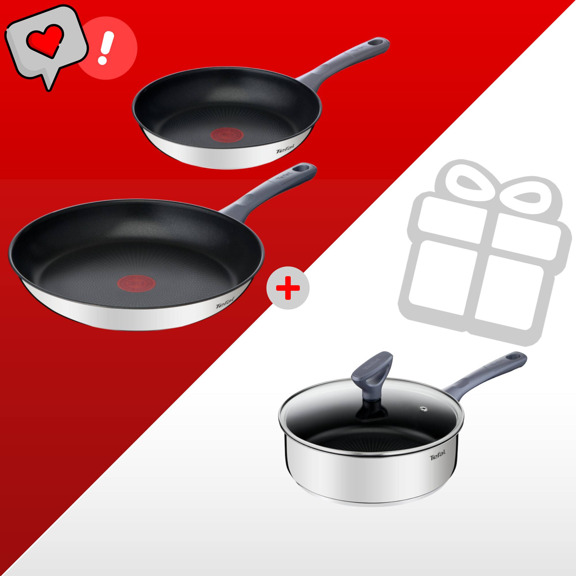 Zestaw patelni TEFAL DAILY COOK 20/24/28cm