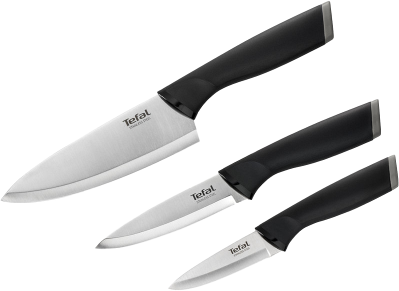 Zestaw 3 noży TEFAL COMFORT + ostrzałka