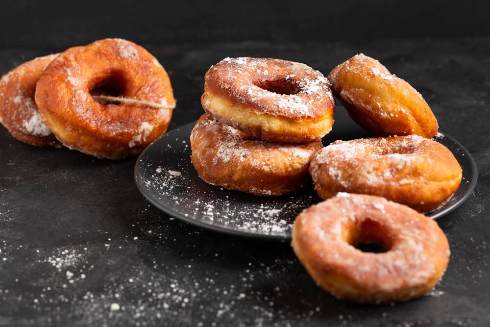 pączki z dziurką w środku