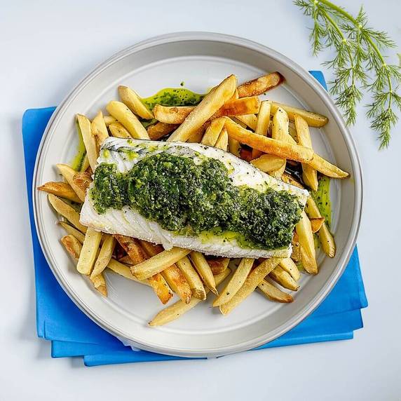Medium-Lemon gremolata seabass crispy dill fries - Bar sauce gremolata, frites croustillantes à l’aneth.jpg